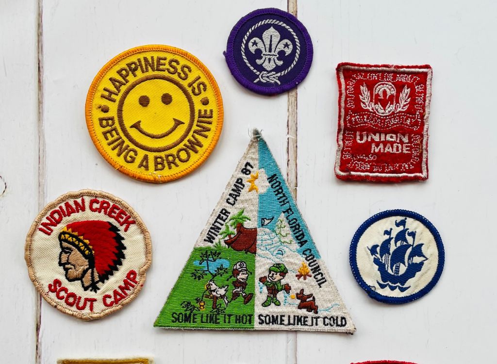 A selection of vintage patches