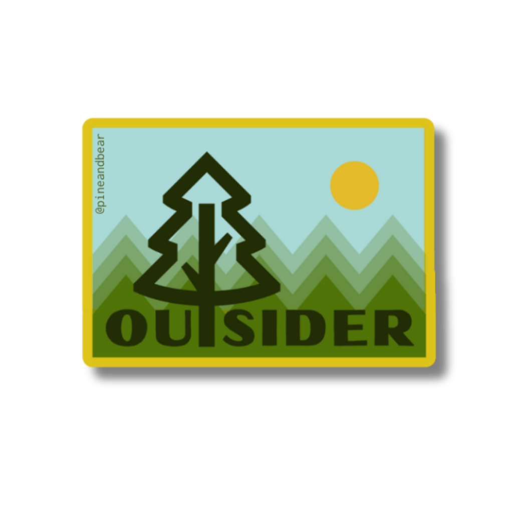 Outsider Vinyl Sticker 