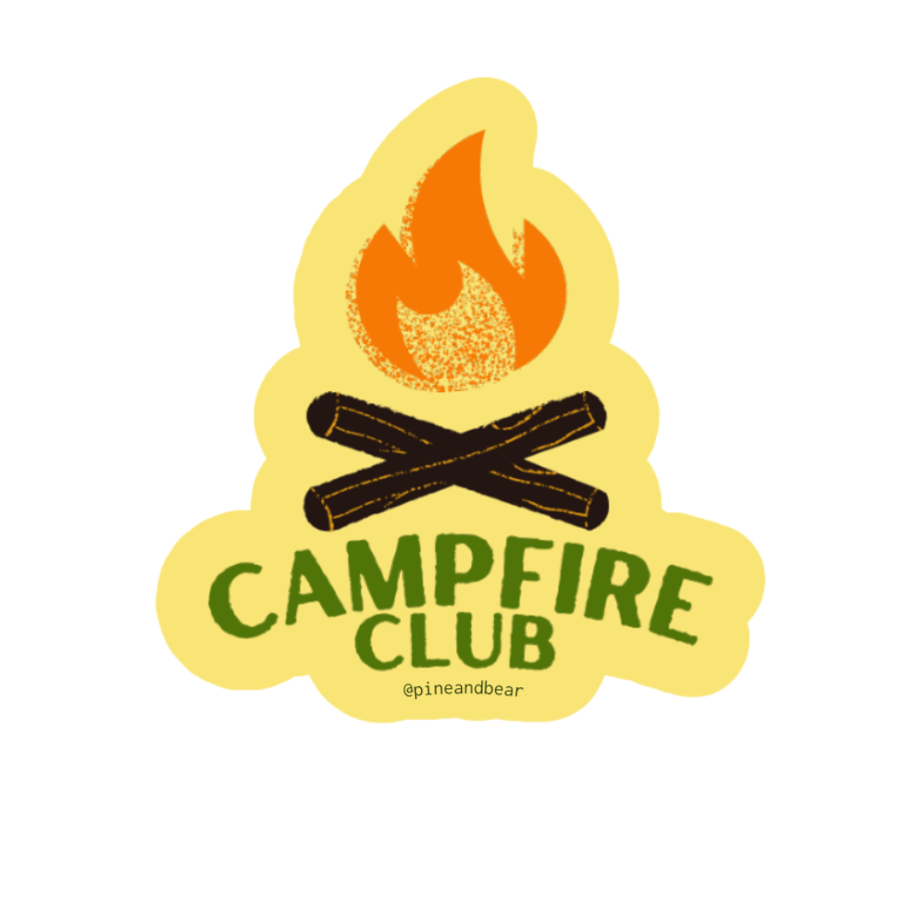 Campfire Club Vinyl Sticker