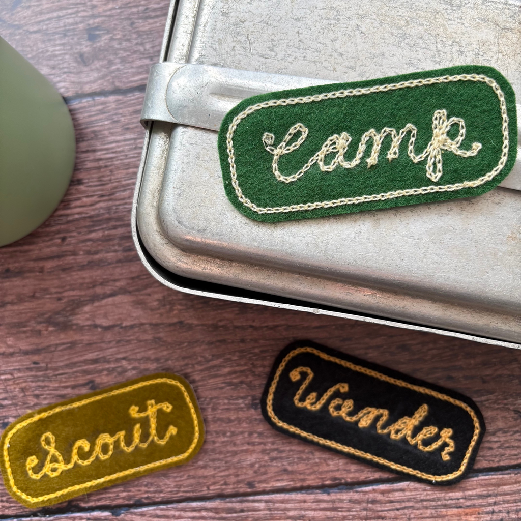 Chain Stitch Embroidered Patches | Vintage Chain Stitch | Pineandbear ...