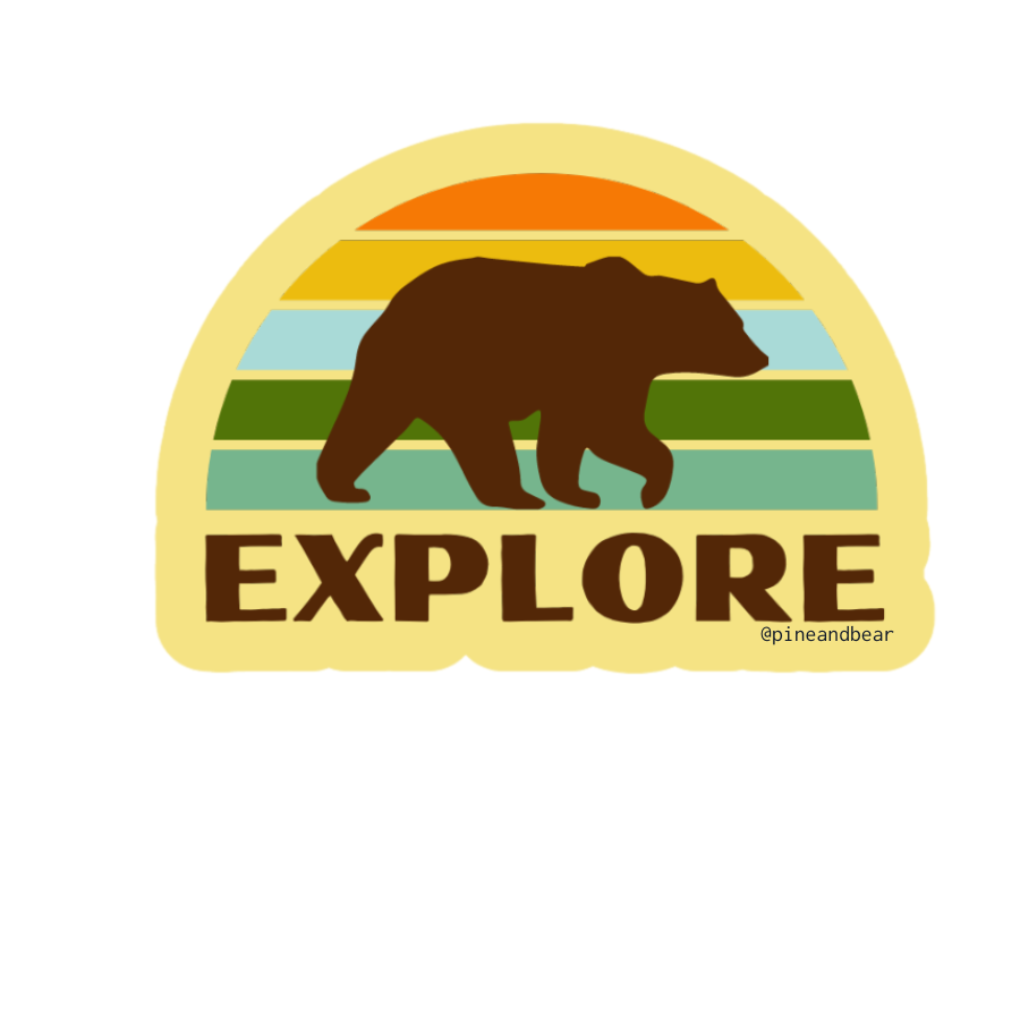 Explore Vinyl Sticker