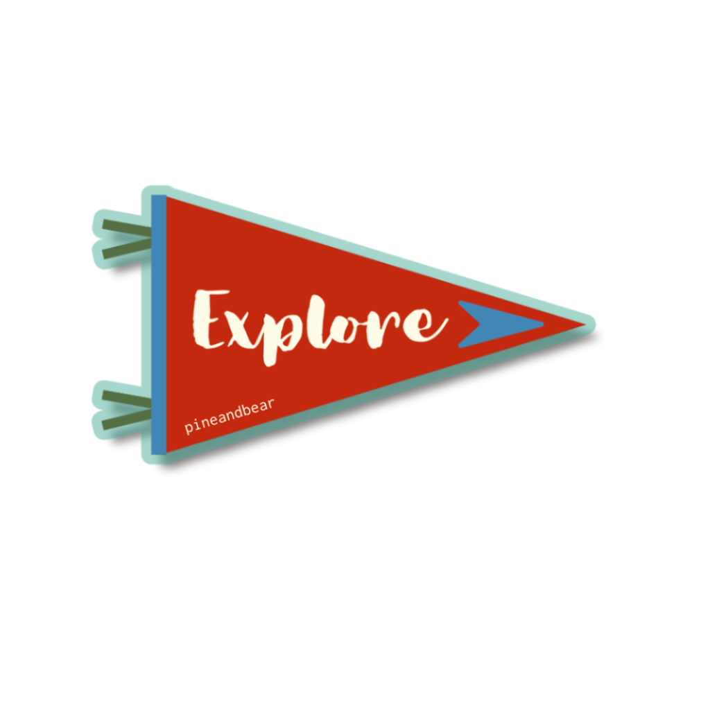 Explor Sticker Explore Vinyl Camping Sticker | Adventure Sticker | Pineandbear ...