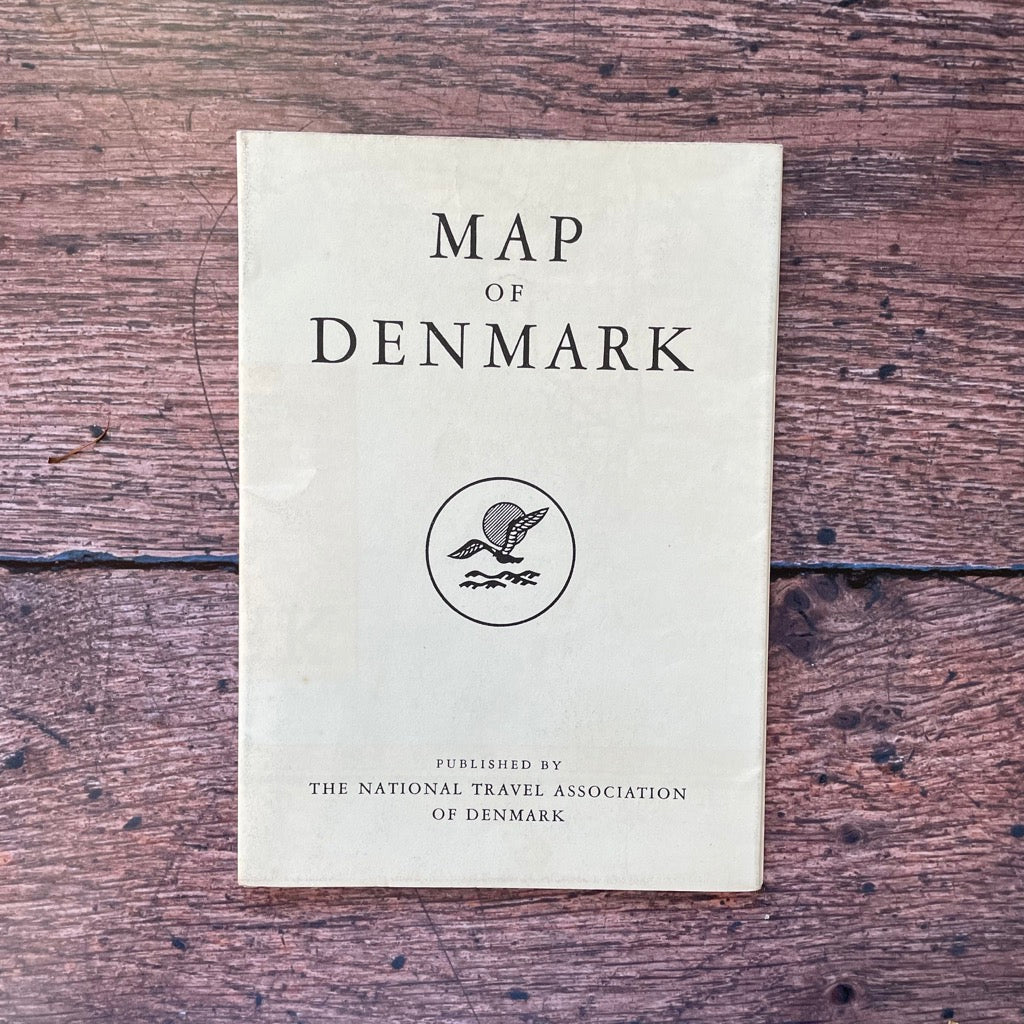 Vintage Denmark Map