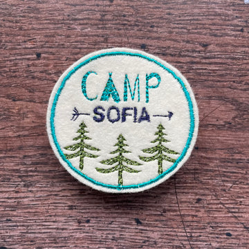 Cute-Patch 'Wander Often' Embroidered Iron-On Patch | Mountain Design For Hiking, Camping, Outdoor Gear