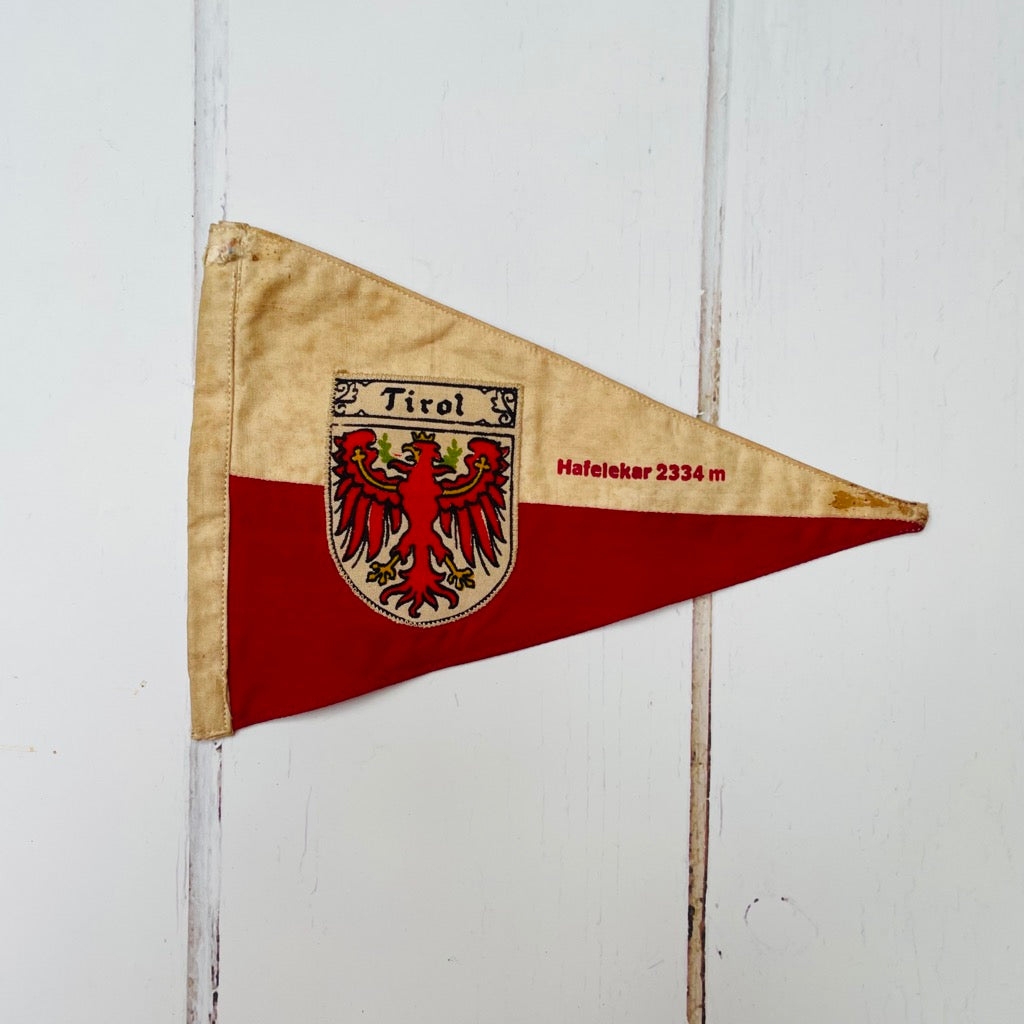 A lovely vintage Austrian pennant from Tirol