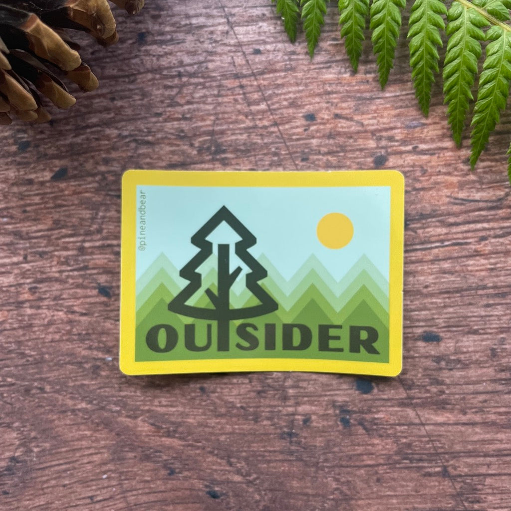 Outsider Vinyl Sticker 