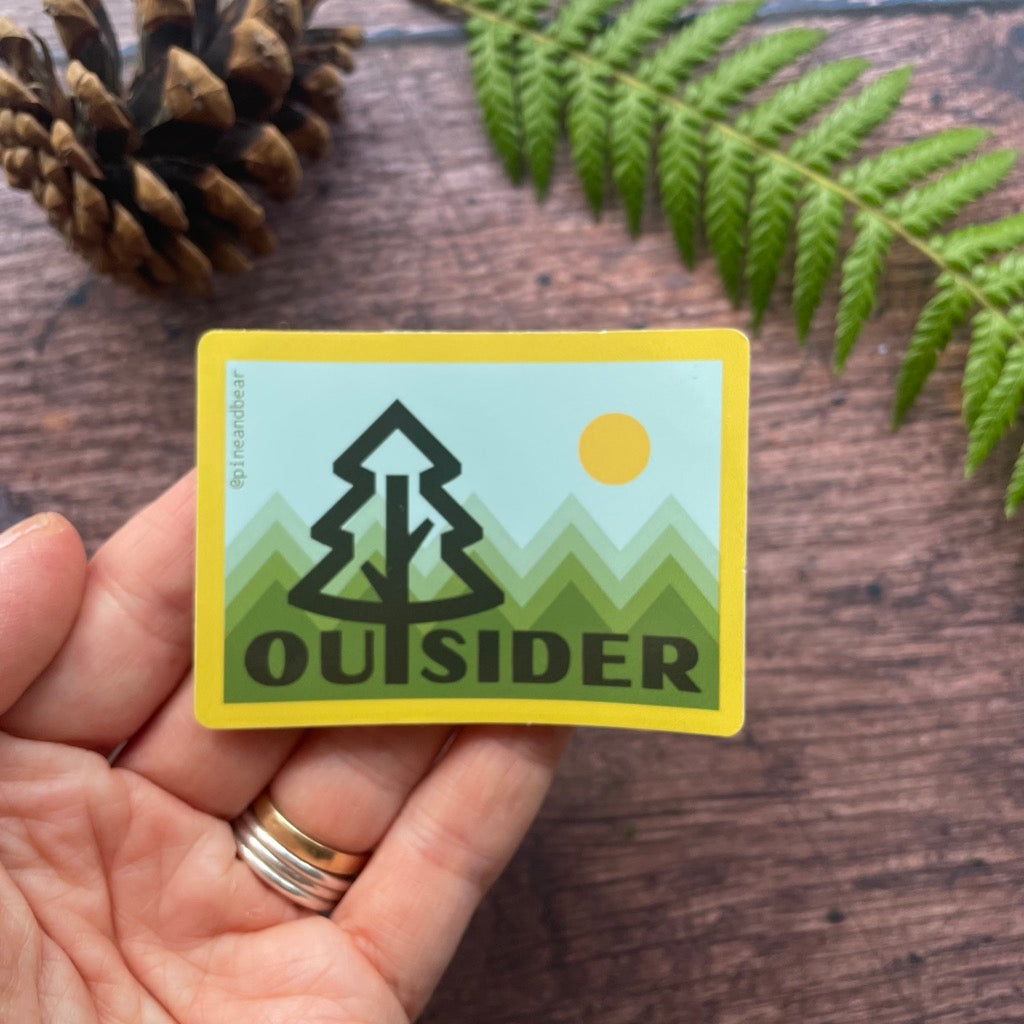 Outsider Vinyl Sticker 