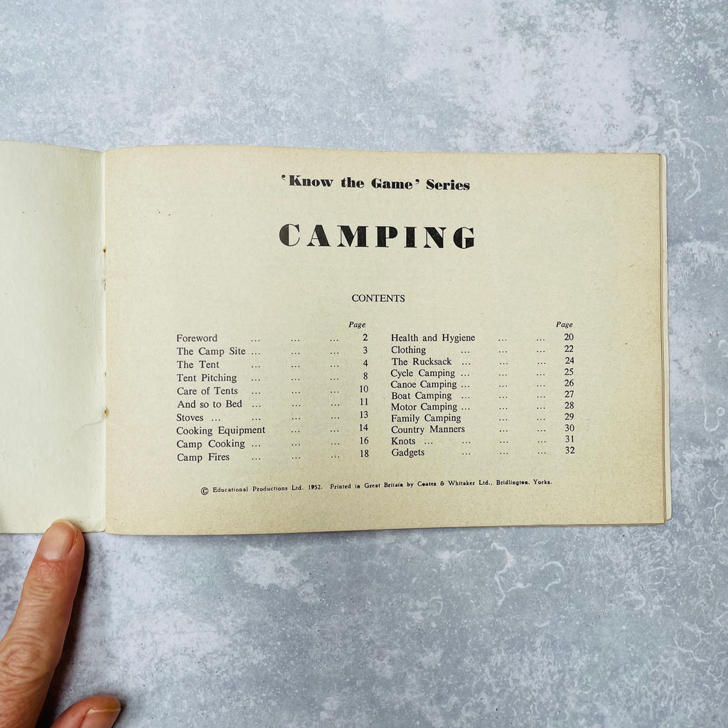Vintage Camping Retail Brochure