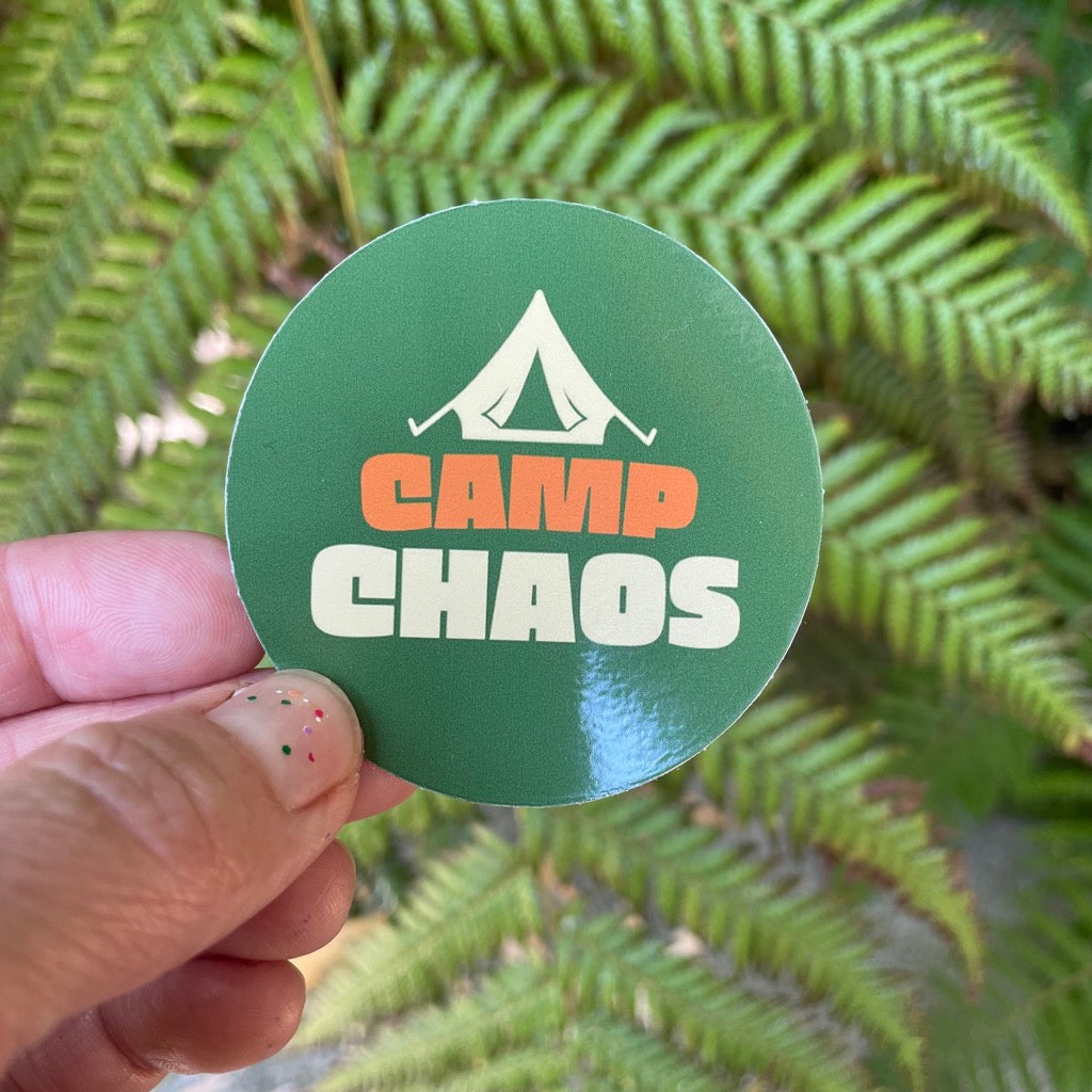 Campko Sticker Camp Chaos Vinyl Camping Sticker | Adventure Sticker | Pineandbear ...