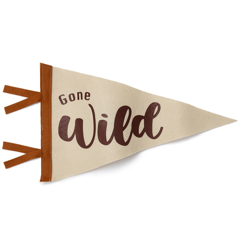 Gone wild pennant flag