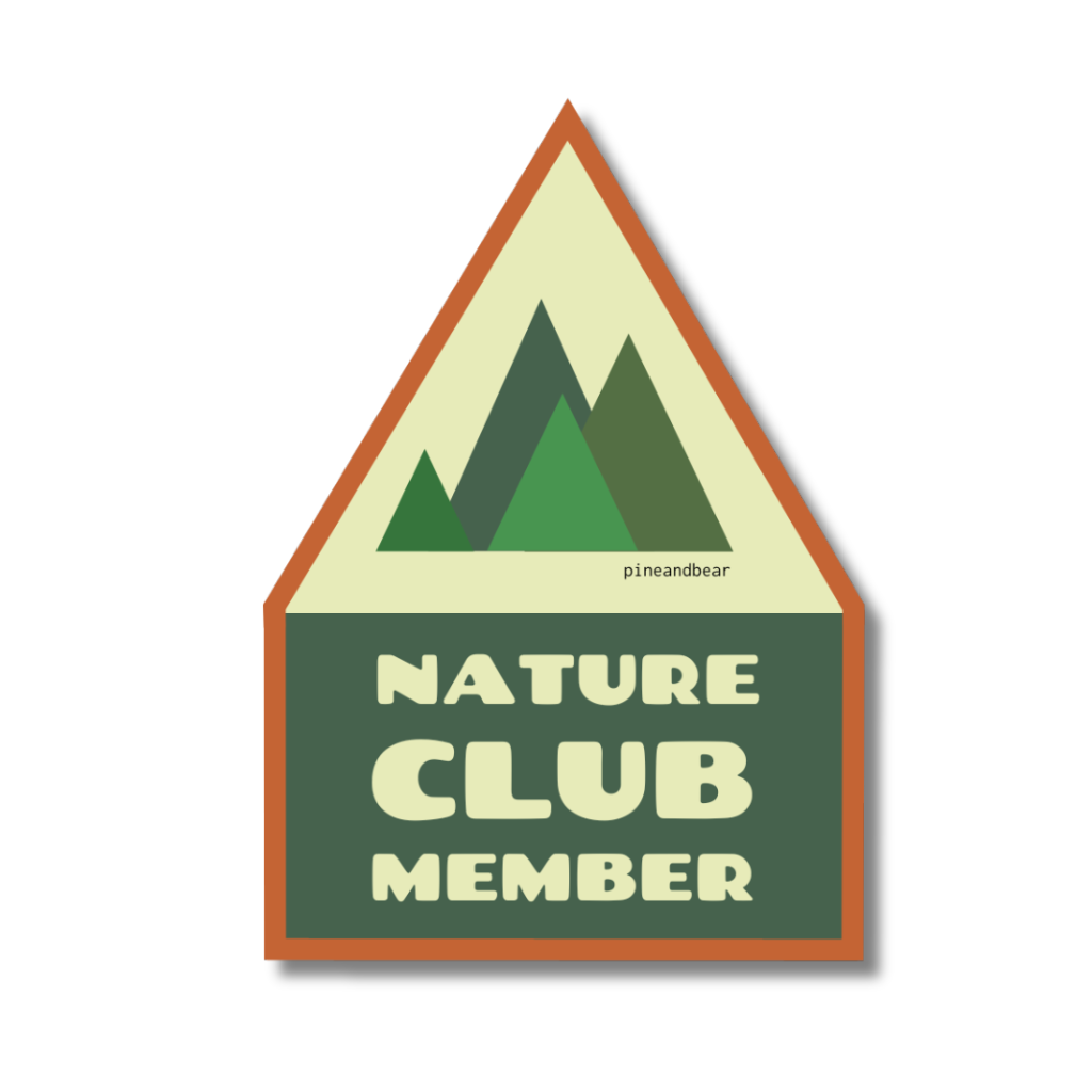 Nature Club Member Sticker