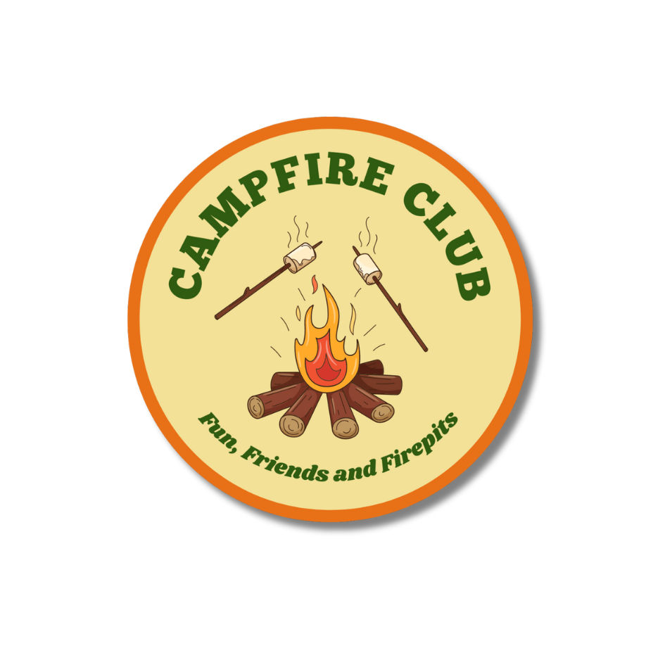 campfire club vinyl sticker