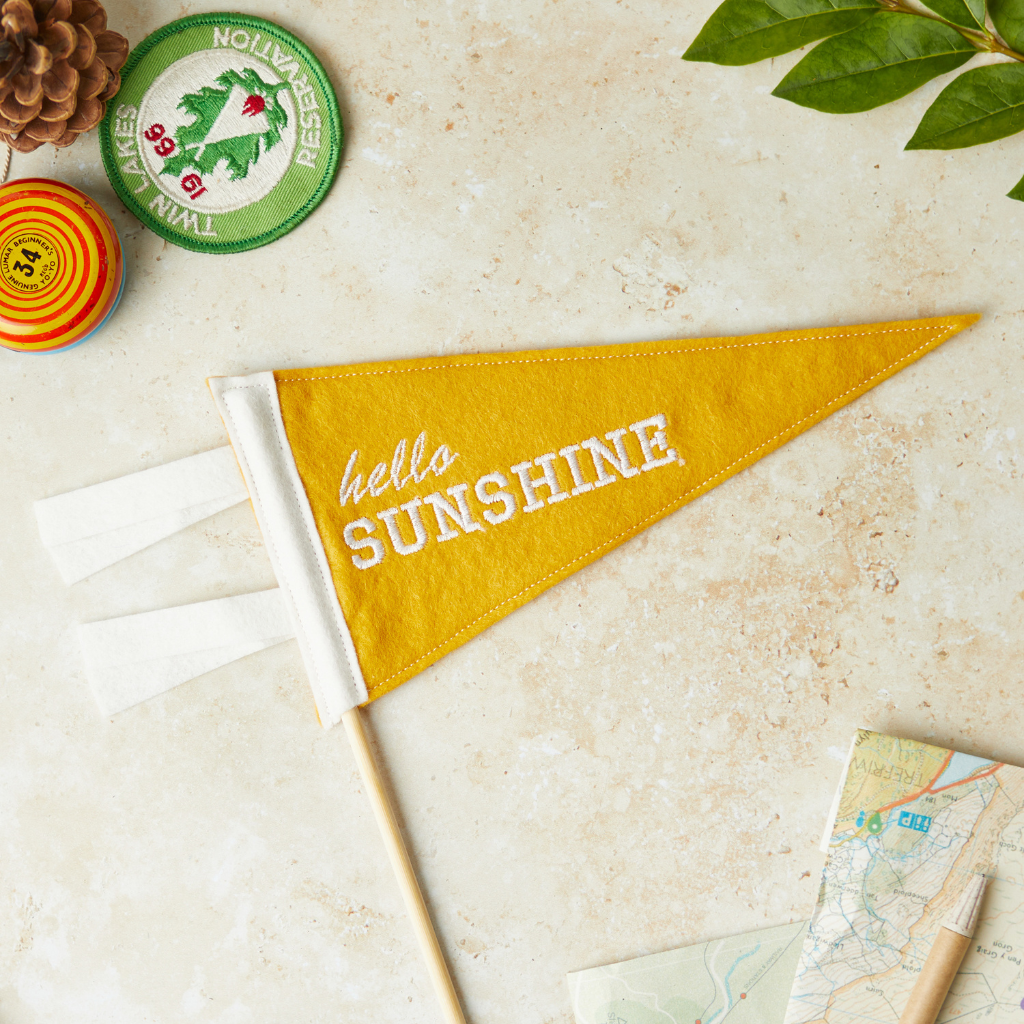 Hello sunshine flag