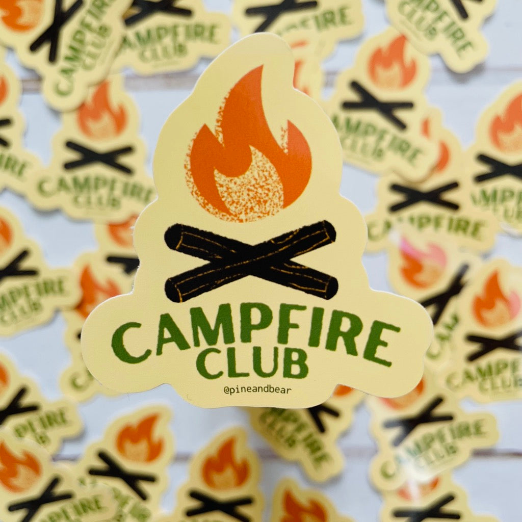 Campfire Club Vinyl Sticker