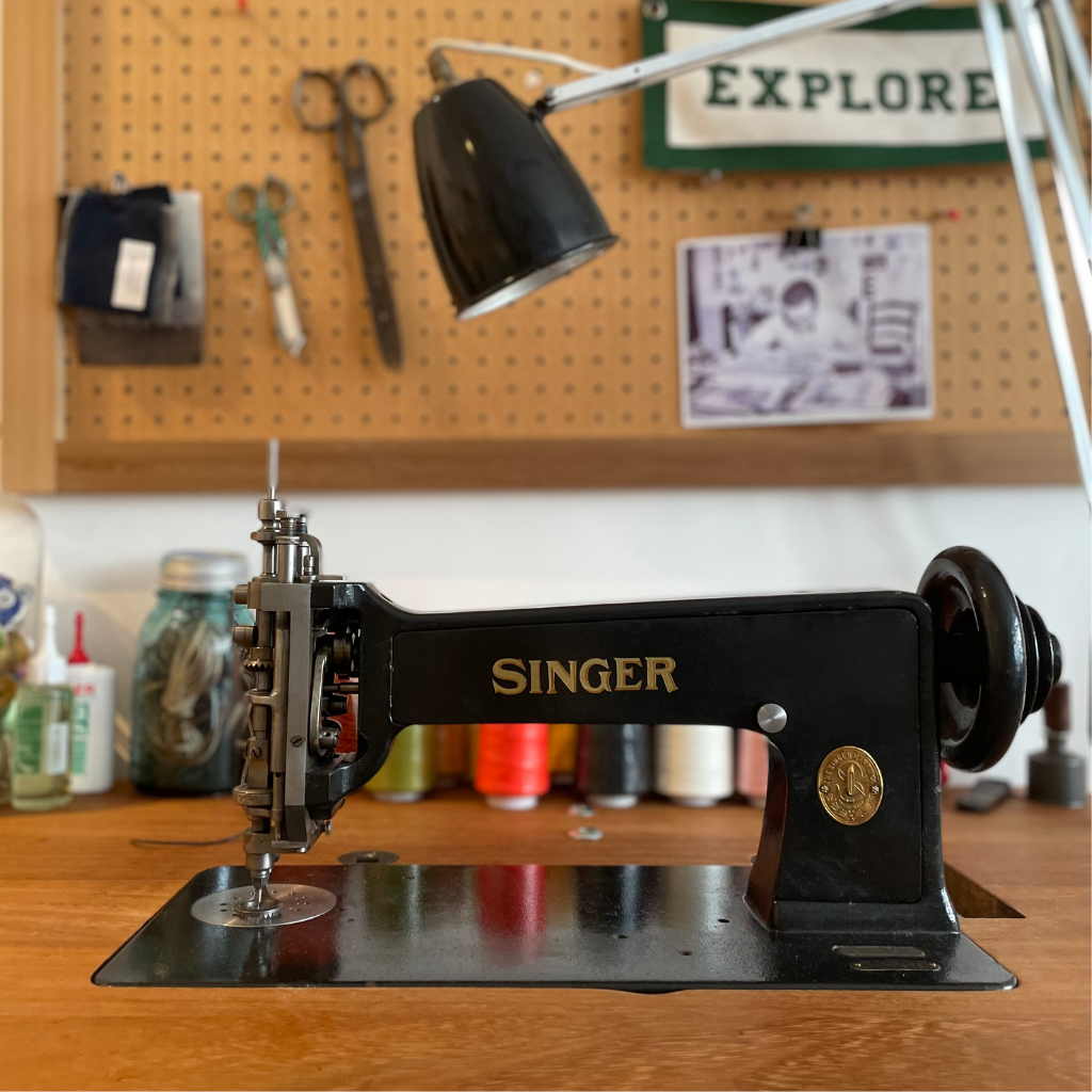 A Vintage Custom Chained Stitched Machine