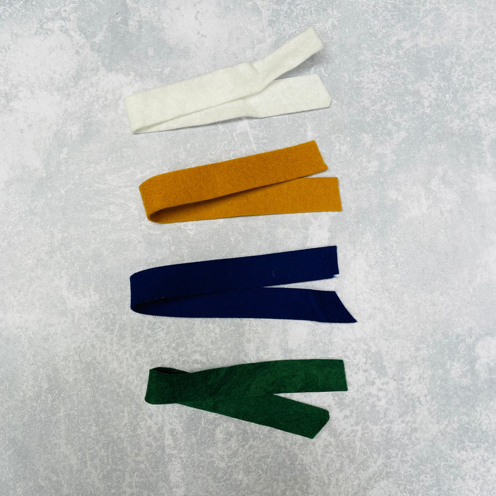 Tab colour options for Custom Pennant Flag - Large
