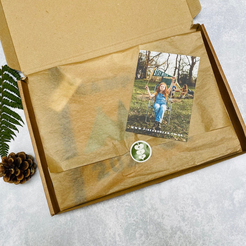 Personalised Camping Flag Camping Gifts UK Pineandbear pineandbear