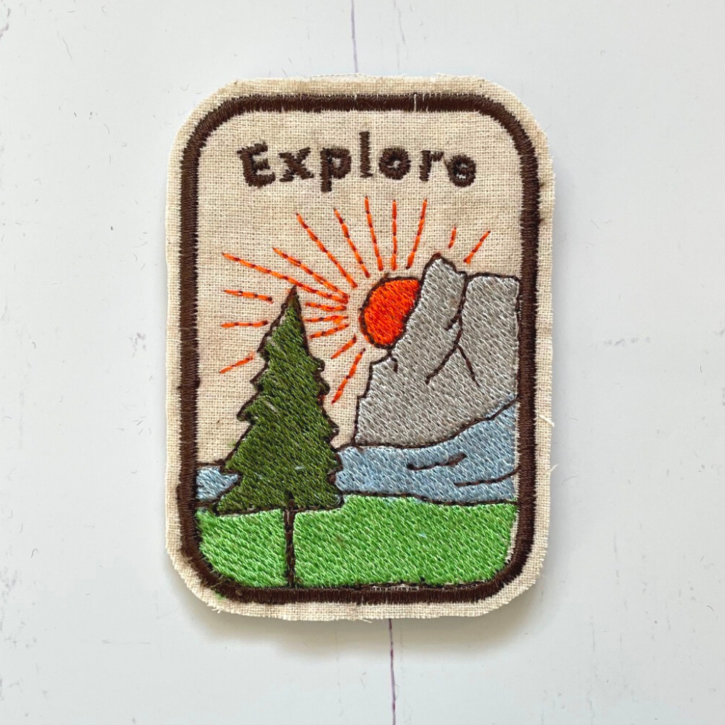 Embroidered Explore Patch