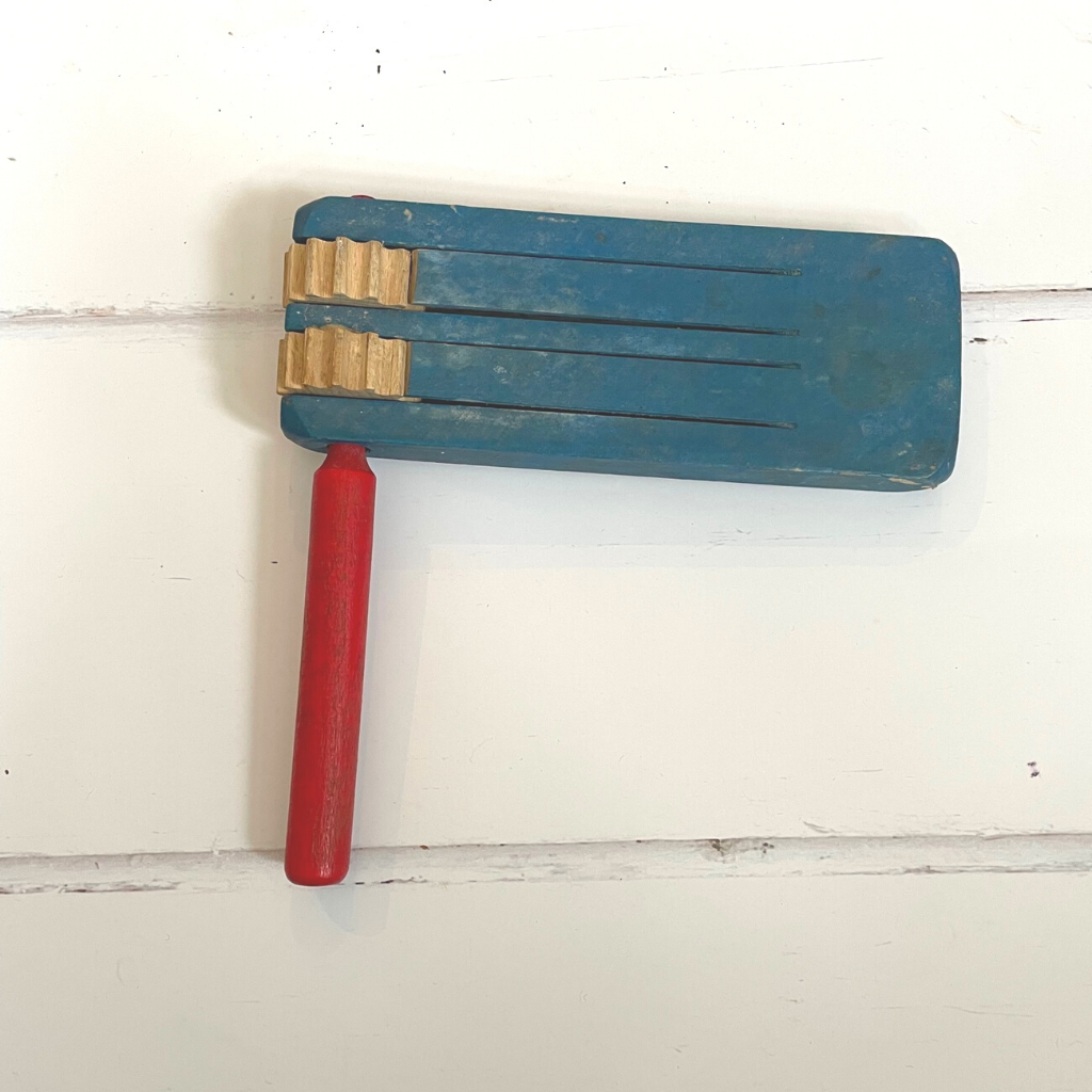 Vintage Wooden Clacker Toy