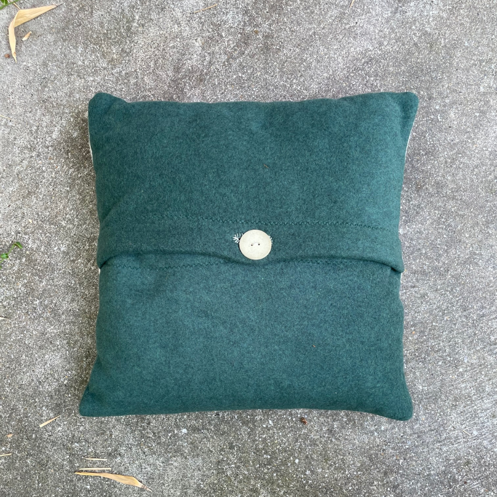Organic Cotton Fleece Cushion