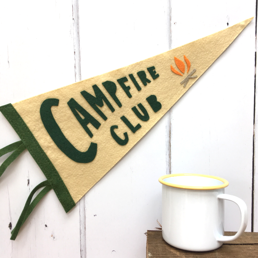 Campfire Club Pennant Flag