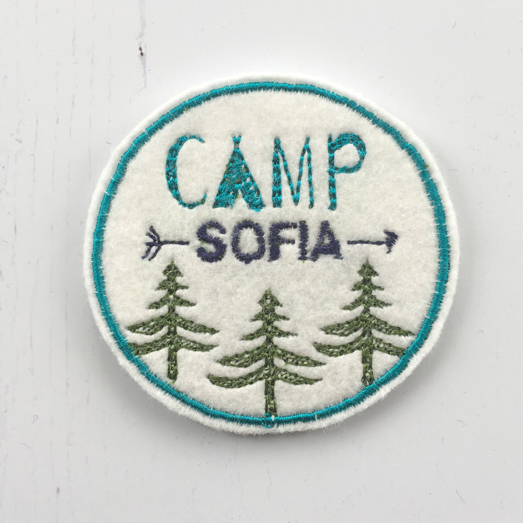 Personalised camping patch