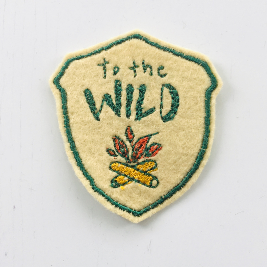 In To The Wild Embroidered Adventure Patch