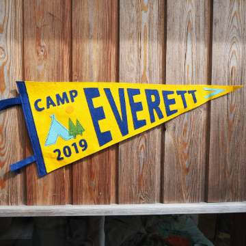 Personalised camping Flag