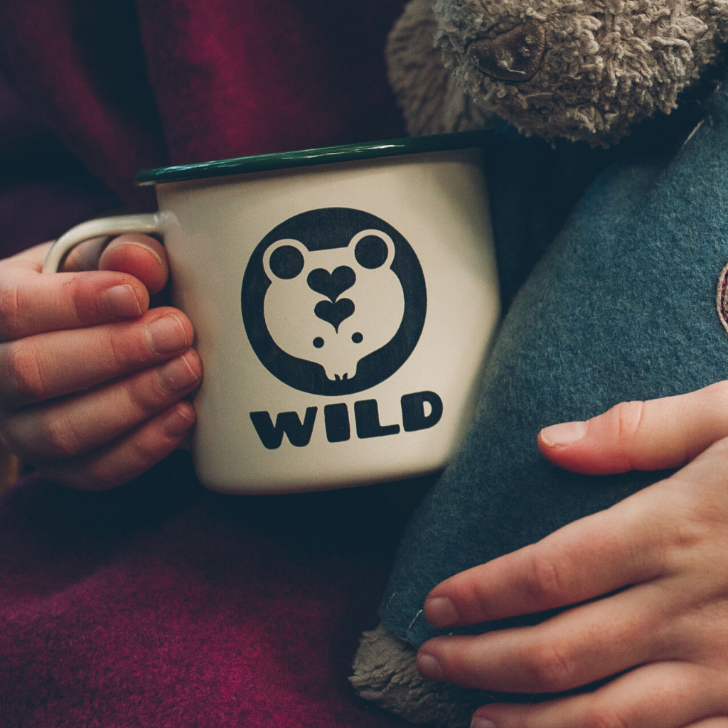 Wild Bear Enamel Mug