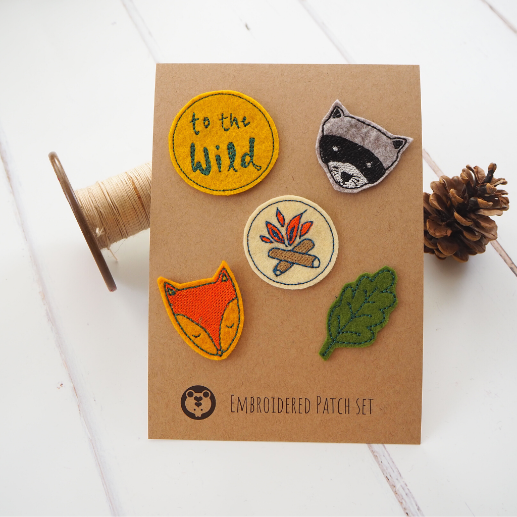 Embroidered Patch Set - To the Wild