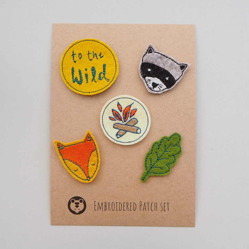 Embroidered Patch Set - To the Wild